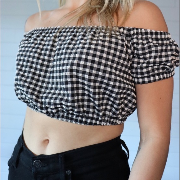 Wilfred plaid crop top - Picture 3 of 3